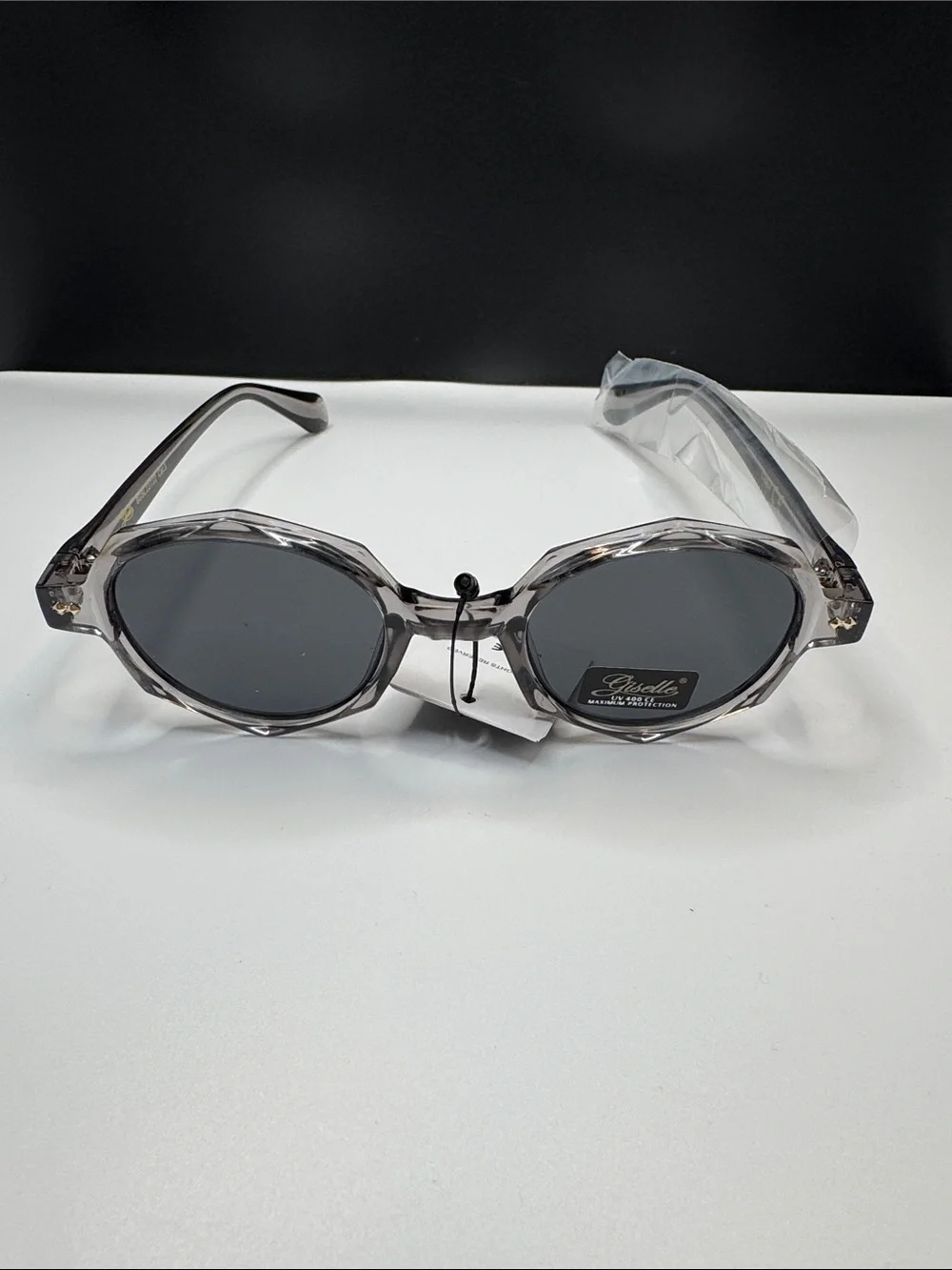 Giselle Grey Oval Women's Sunglasses